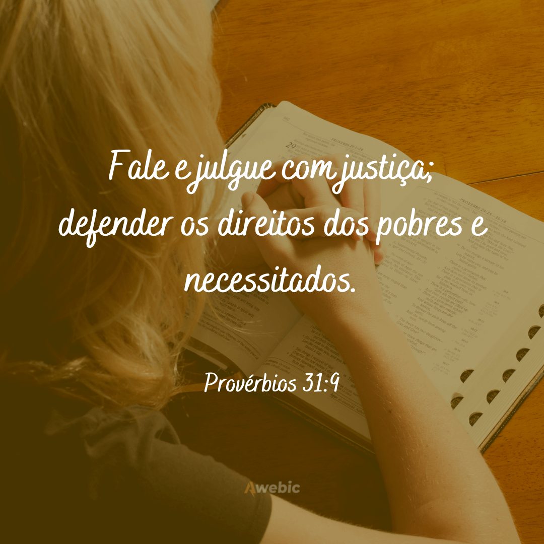 Versículos sobre justiça de Deus