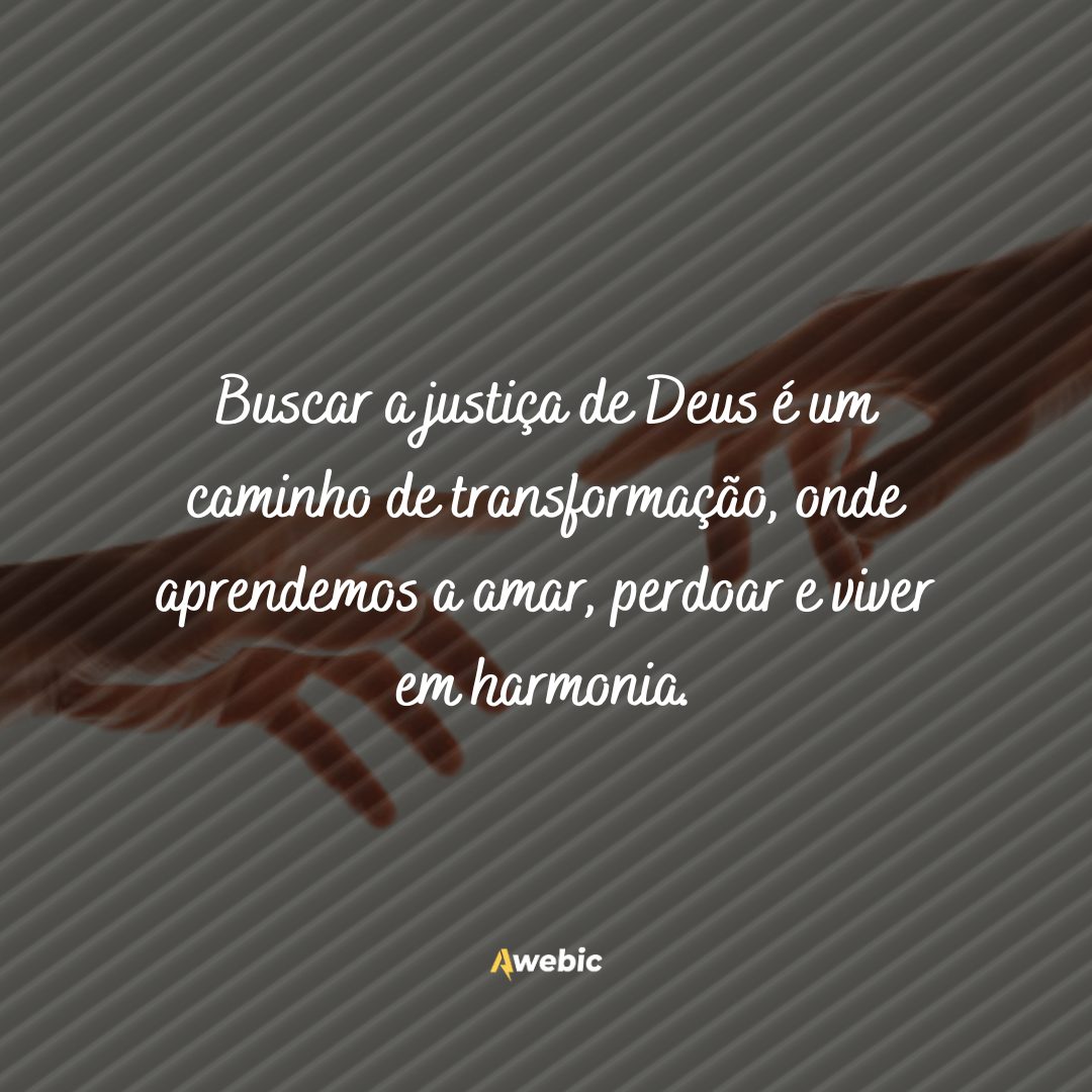 versículos sobre a justiça de Deus para confiar no altíssimo