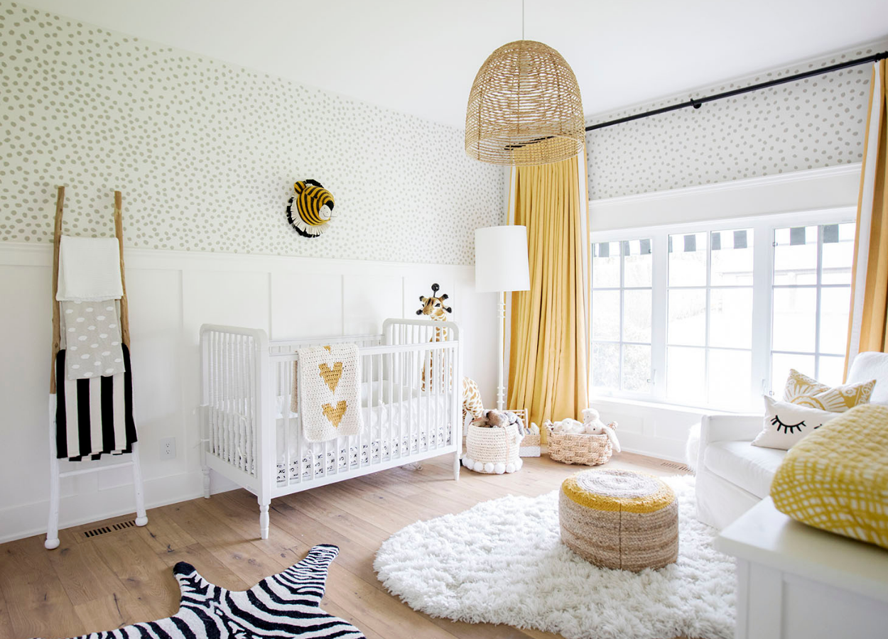 Quarto-De-Bebe-Decorado-23 Quarto de bebê decorado amarelo