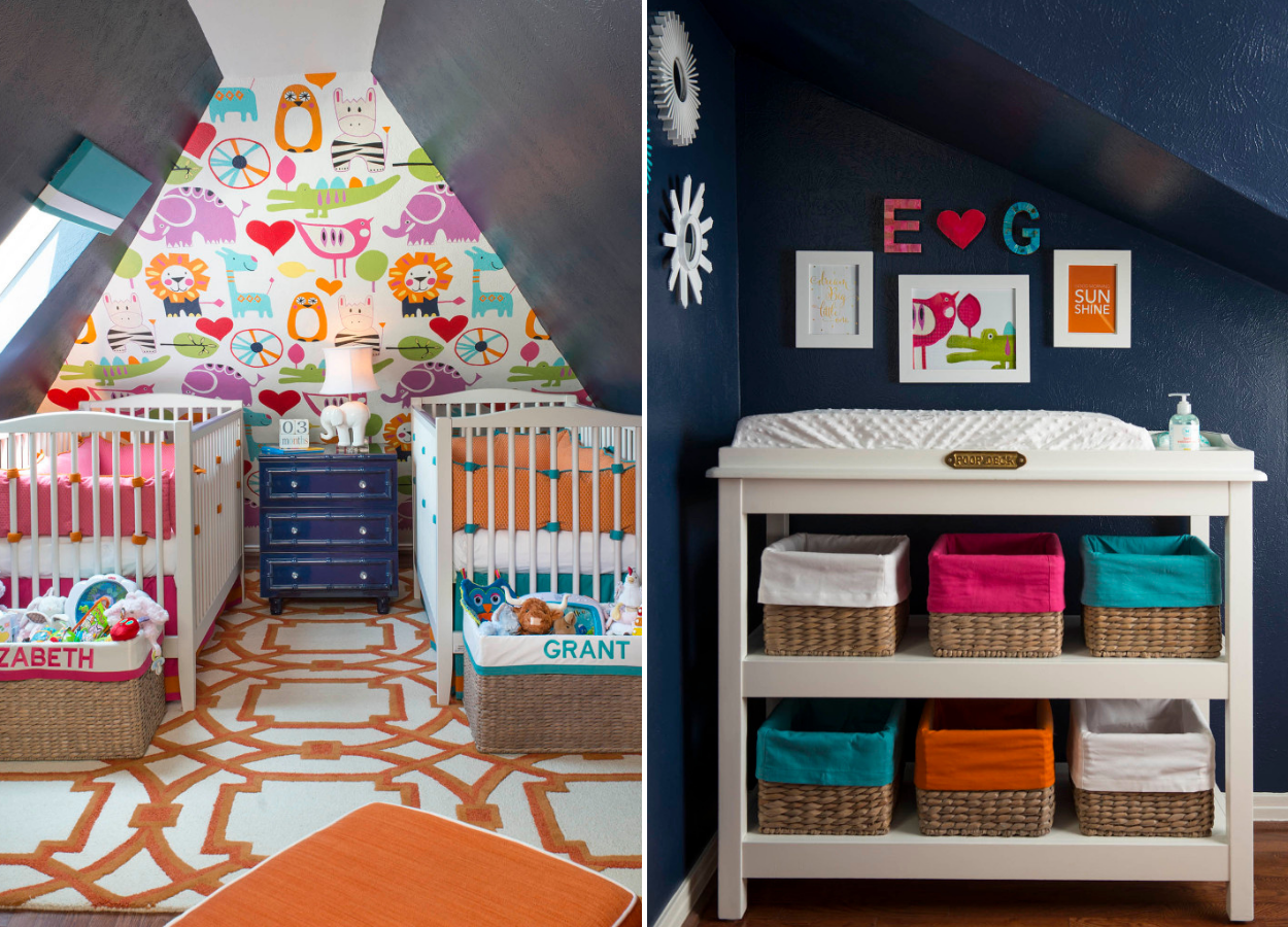 Quarto-De-Bebe-Decorado-13 Quarto de bebês gêmeos