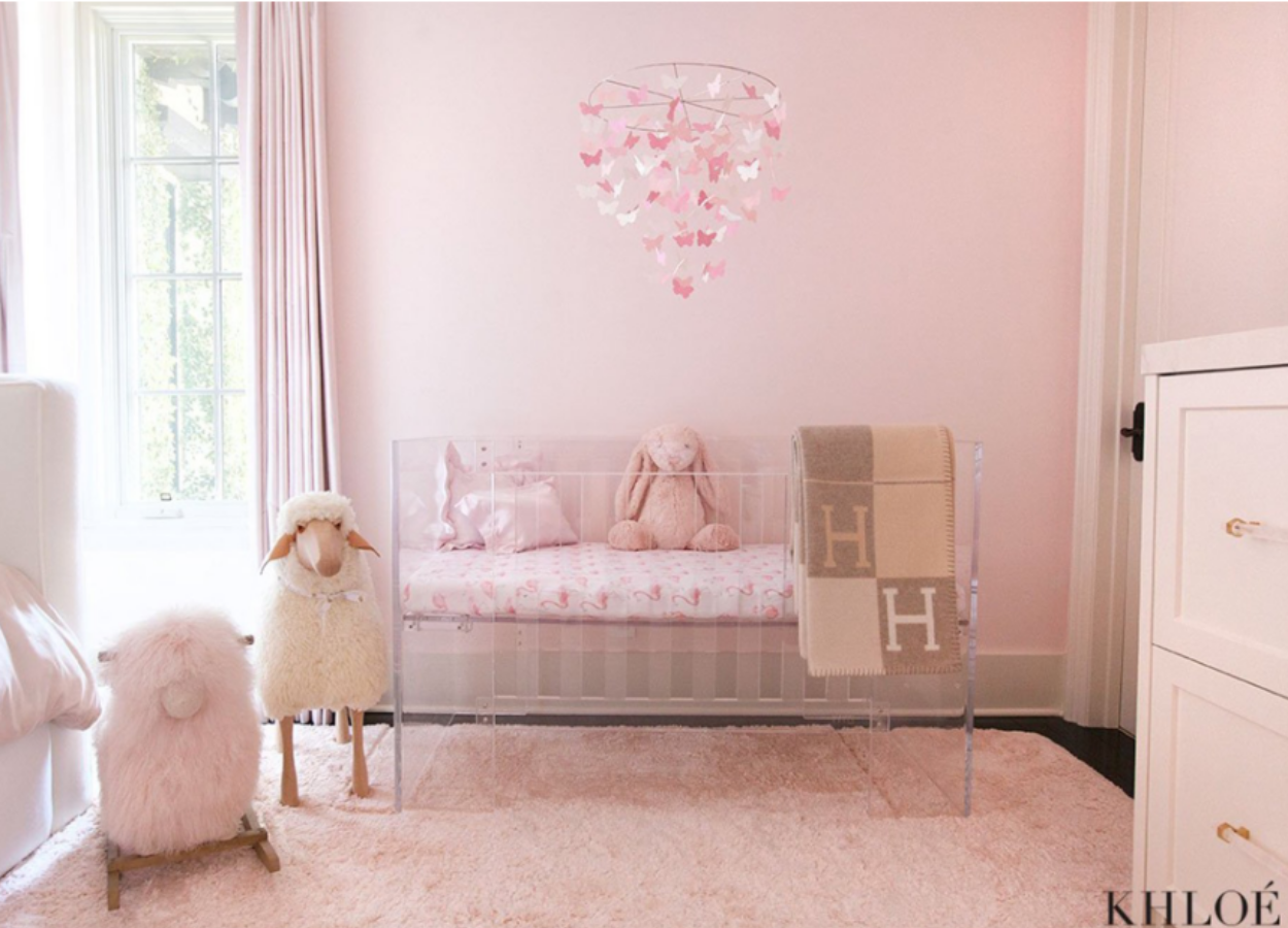 Quarto-De-Bebe-Decorado-26 Quarto de bebê decorado dos famosos: Khloé Kardashian