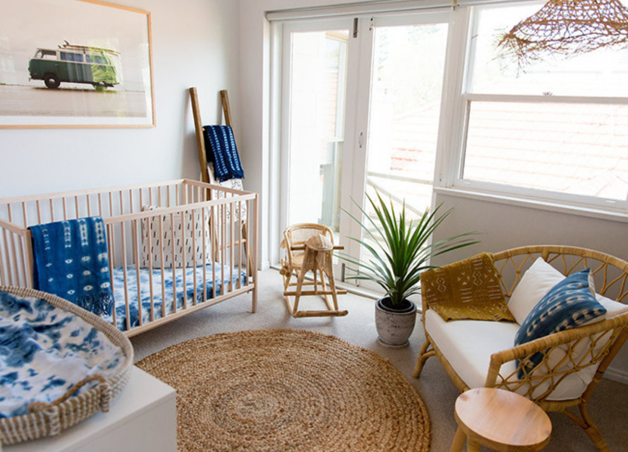 Quarto-De-Bebe-Decorado-8 Quarto de bebê com materiais naturais