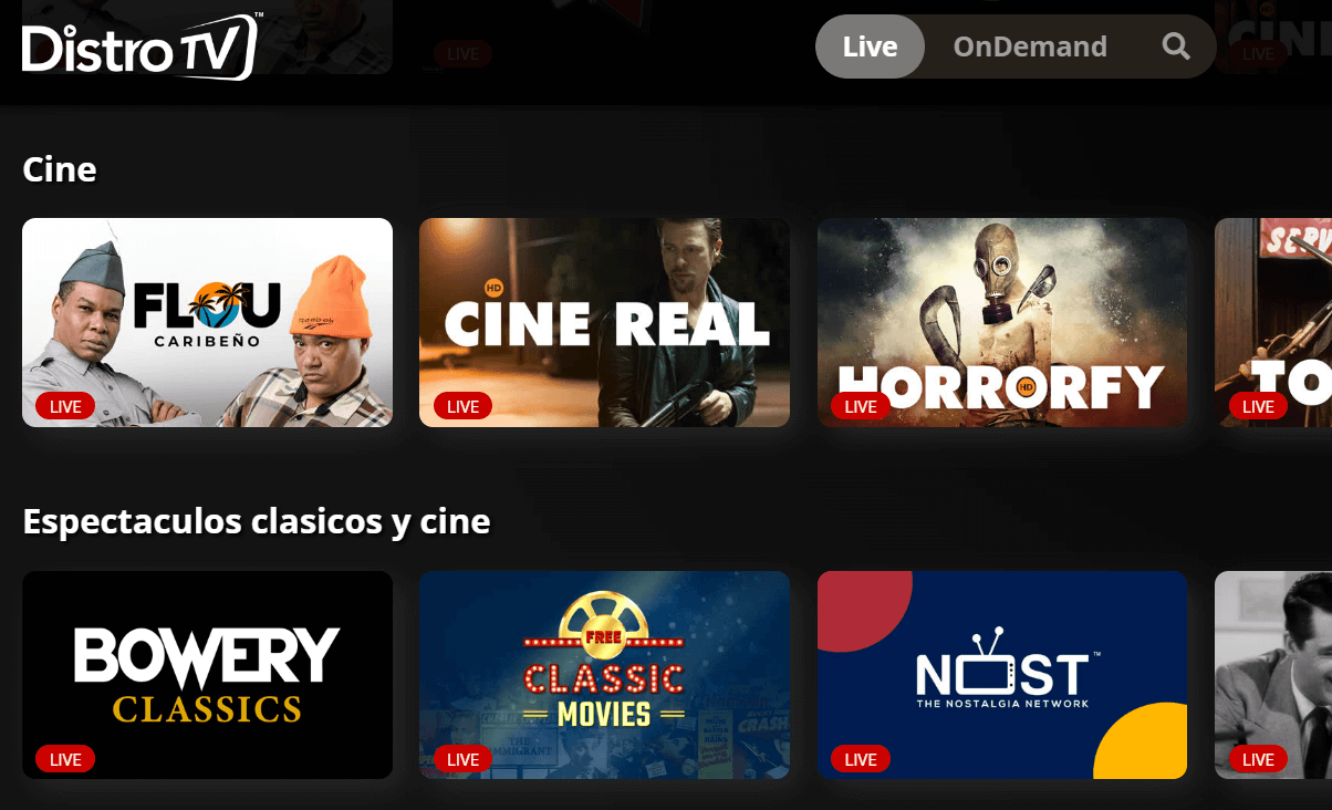 Distribuidora de TV.