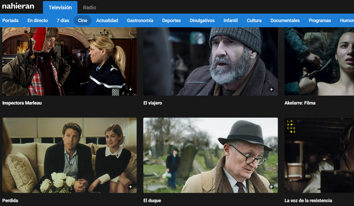 EITB, sites para assistir filmes grátis.