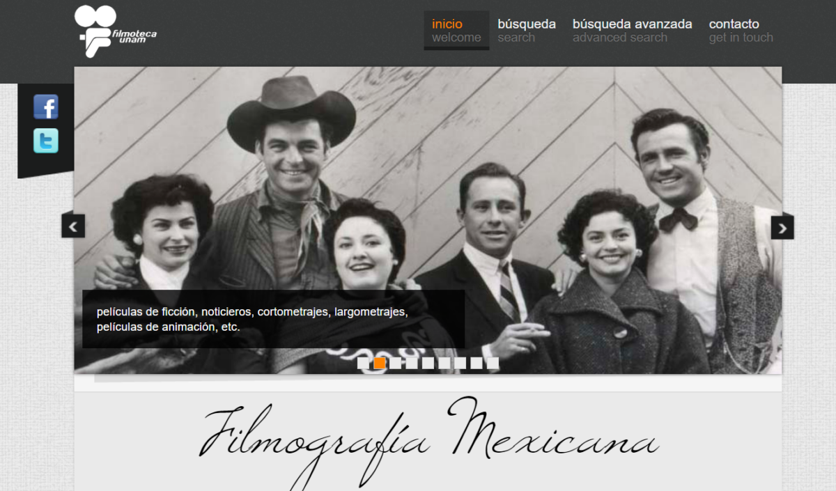 Filmoteca da UNAM, sites para assistir filmes gratuitos.