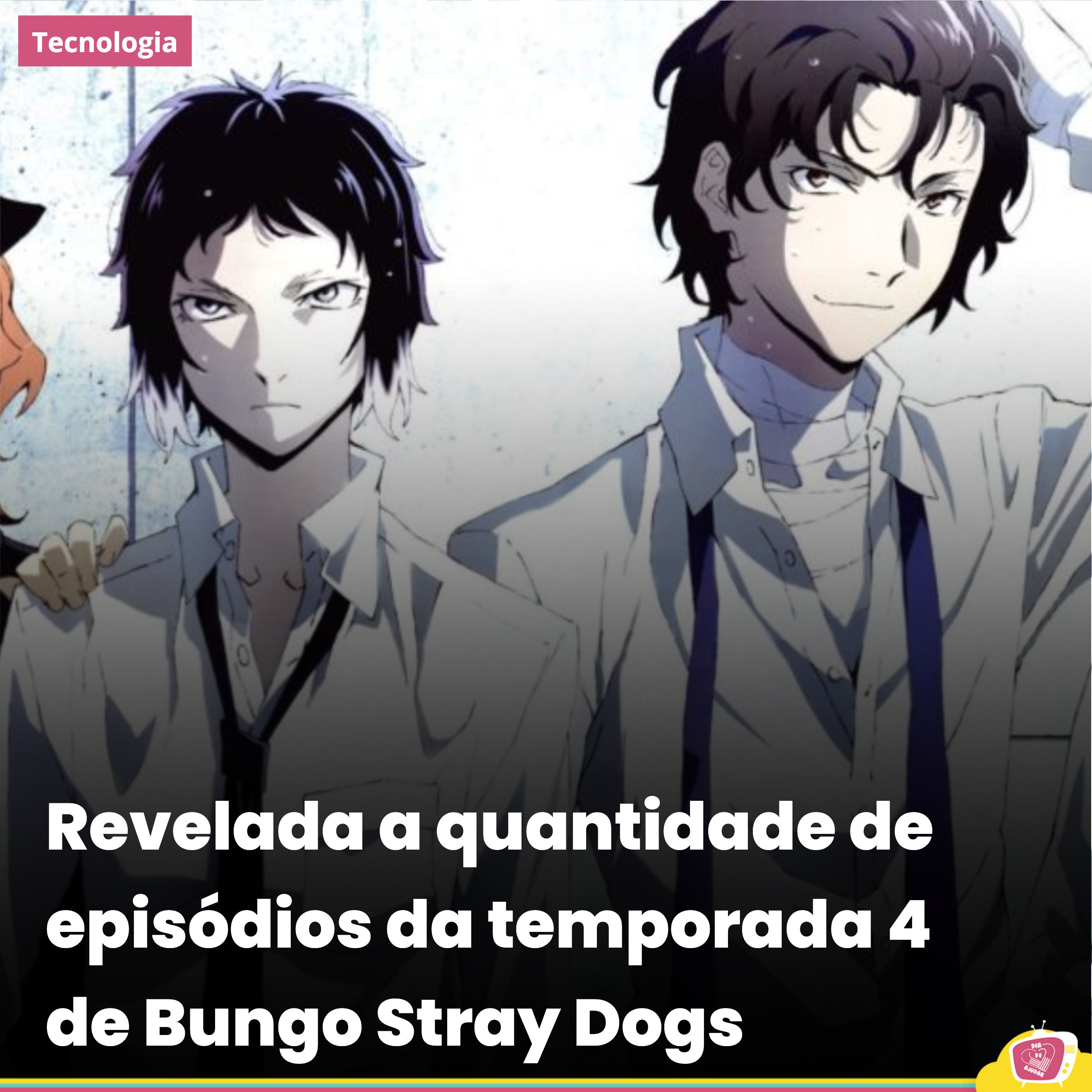 Bungo Stray Dogs  Contagem de episódios da 5ª temporada é revelada