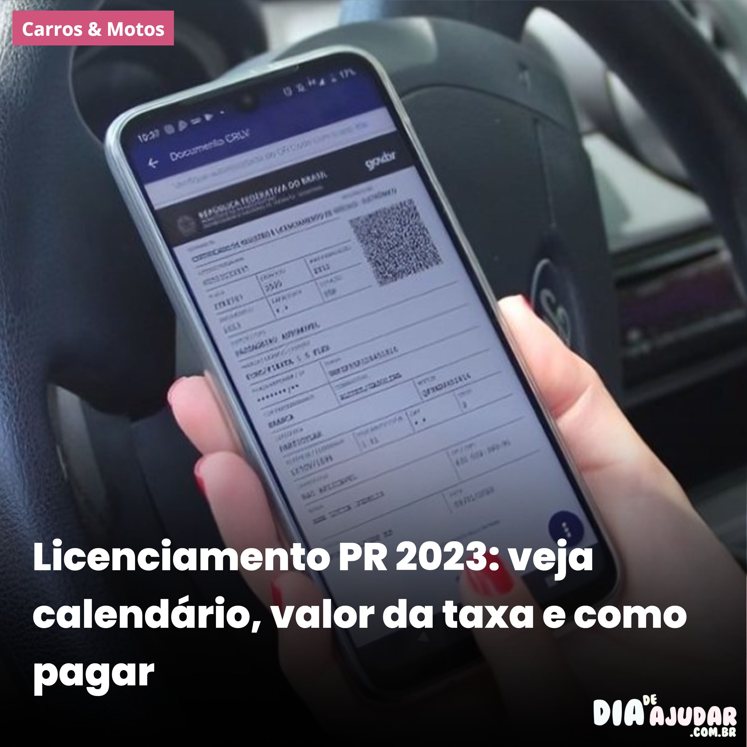 Licenciamento PR 2023: veja calendário, valor da taxa e como pagar