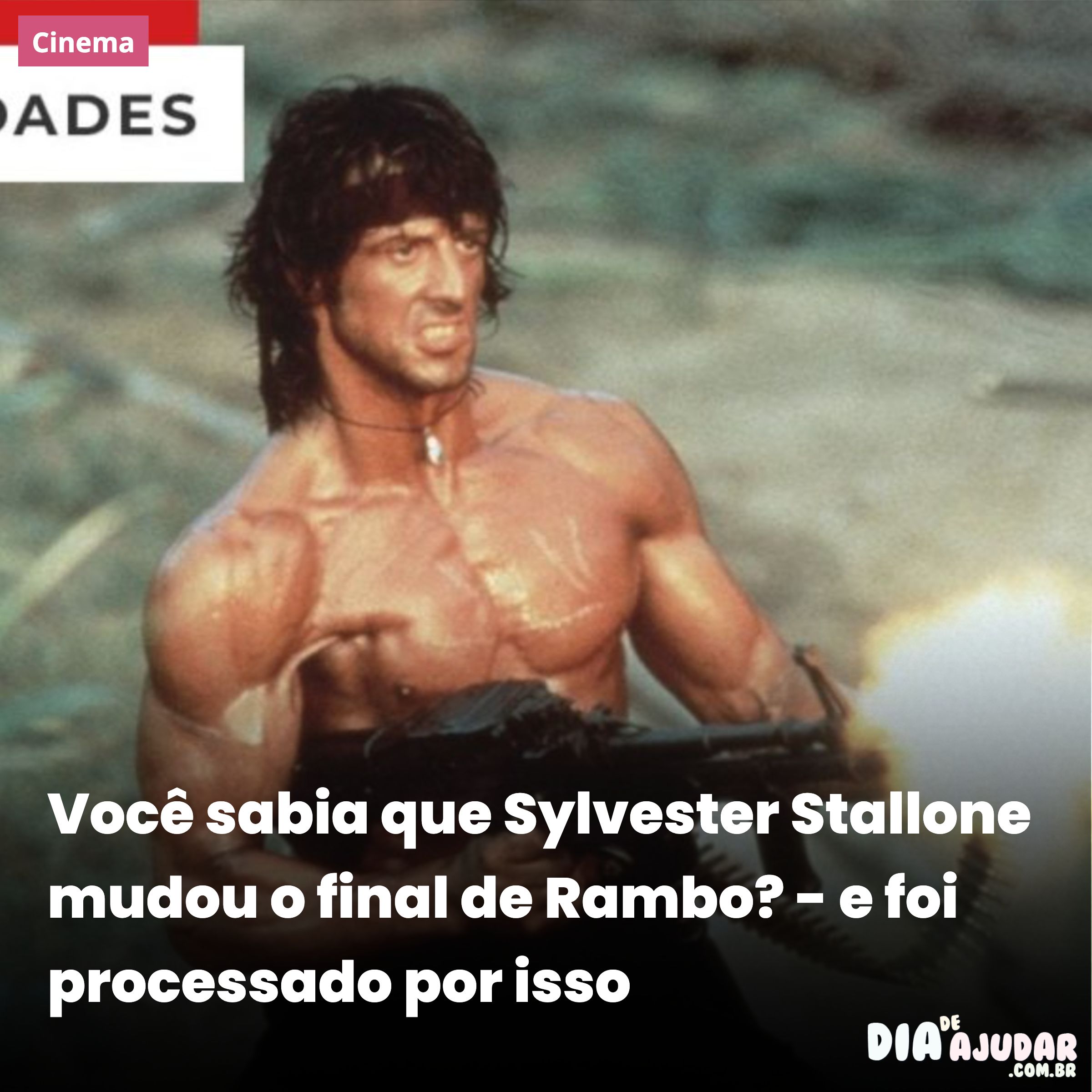 Você sabia que Sylvester Stallone mudou o final de Rambo? - e foi