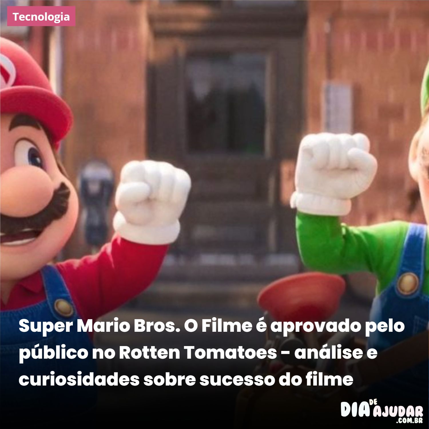 Super Mario Bros. Filme ganha aplausos do público no Rotten Tomatoes