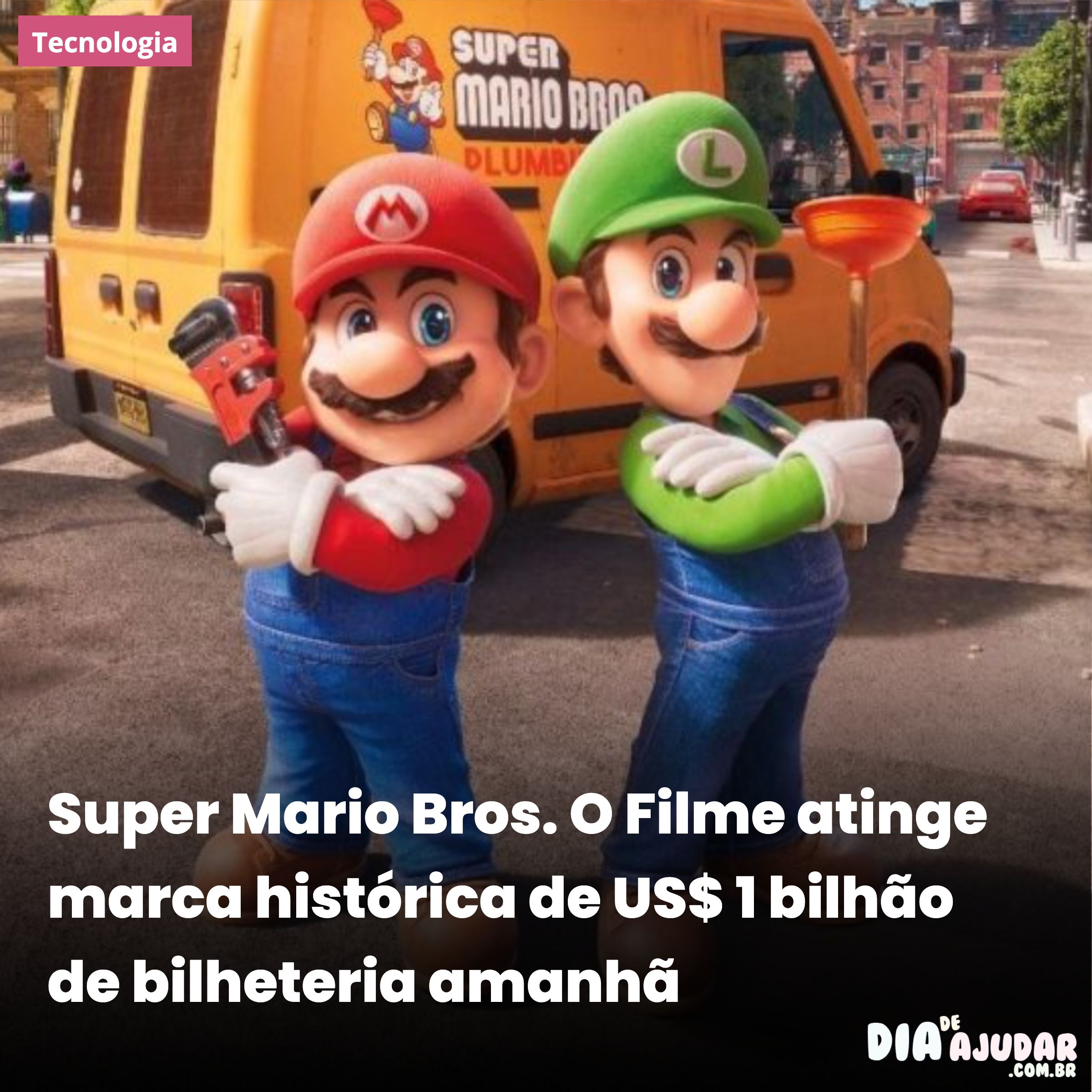 Bilheteria global de Super Mario Bros. atinge 1 bilhão de dólares