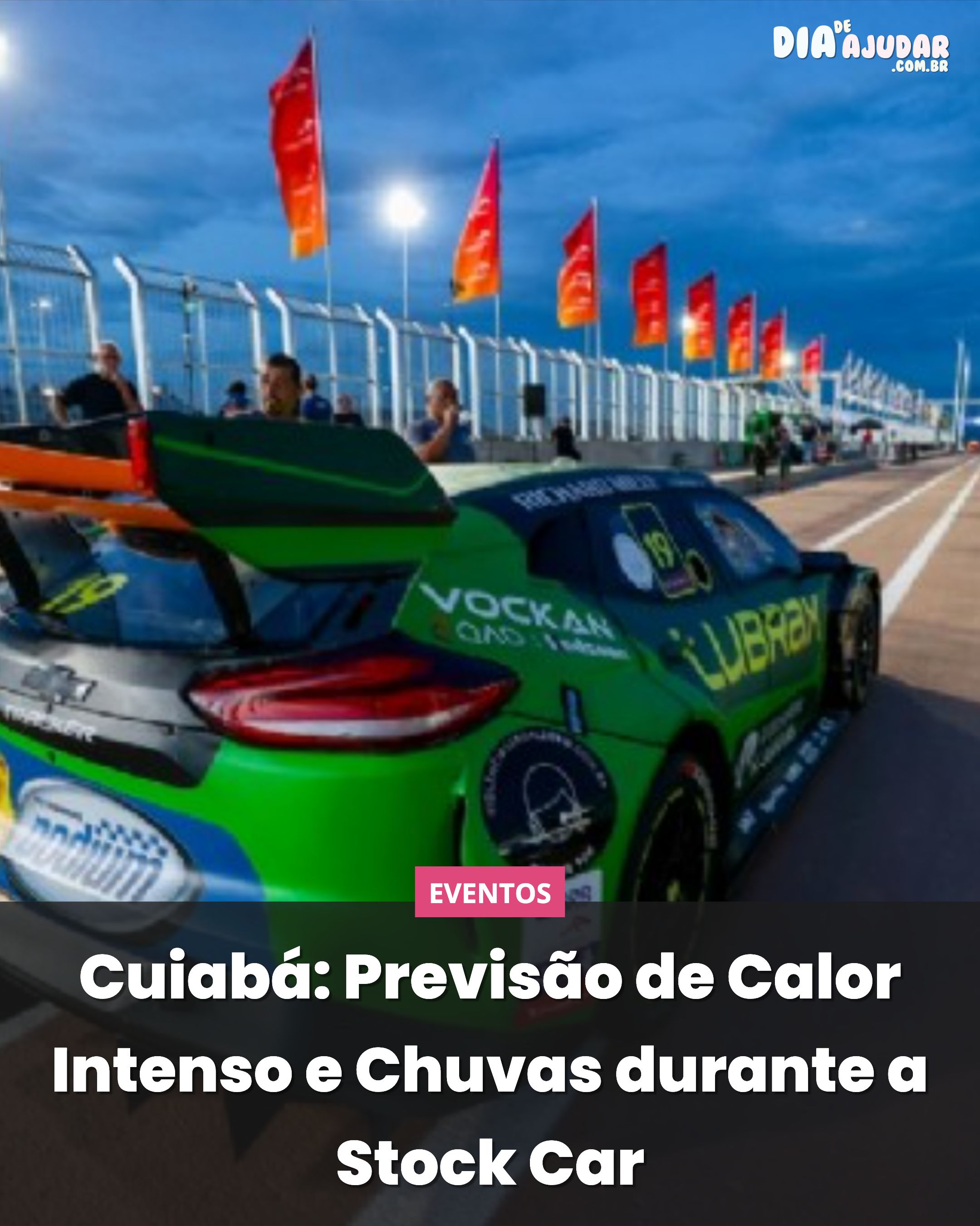 Cuiabá: Previsão de Calor Intenso e Chuvas durante a Stock Car