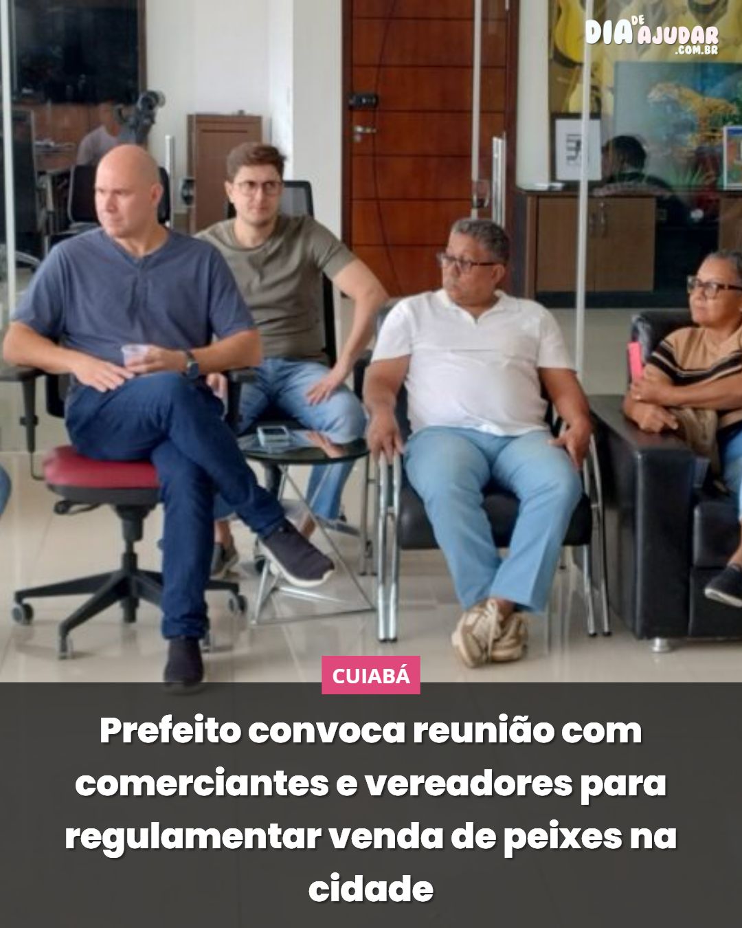 Prefeito convoca reunião com comerciantes e vereadores para regulamentar venda de peixes na cidade